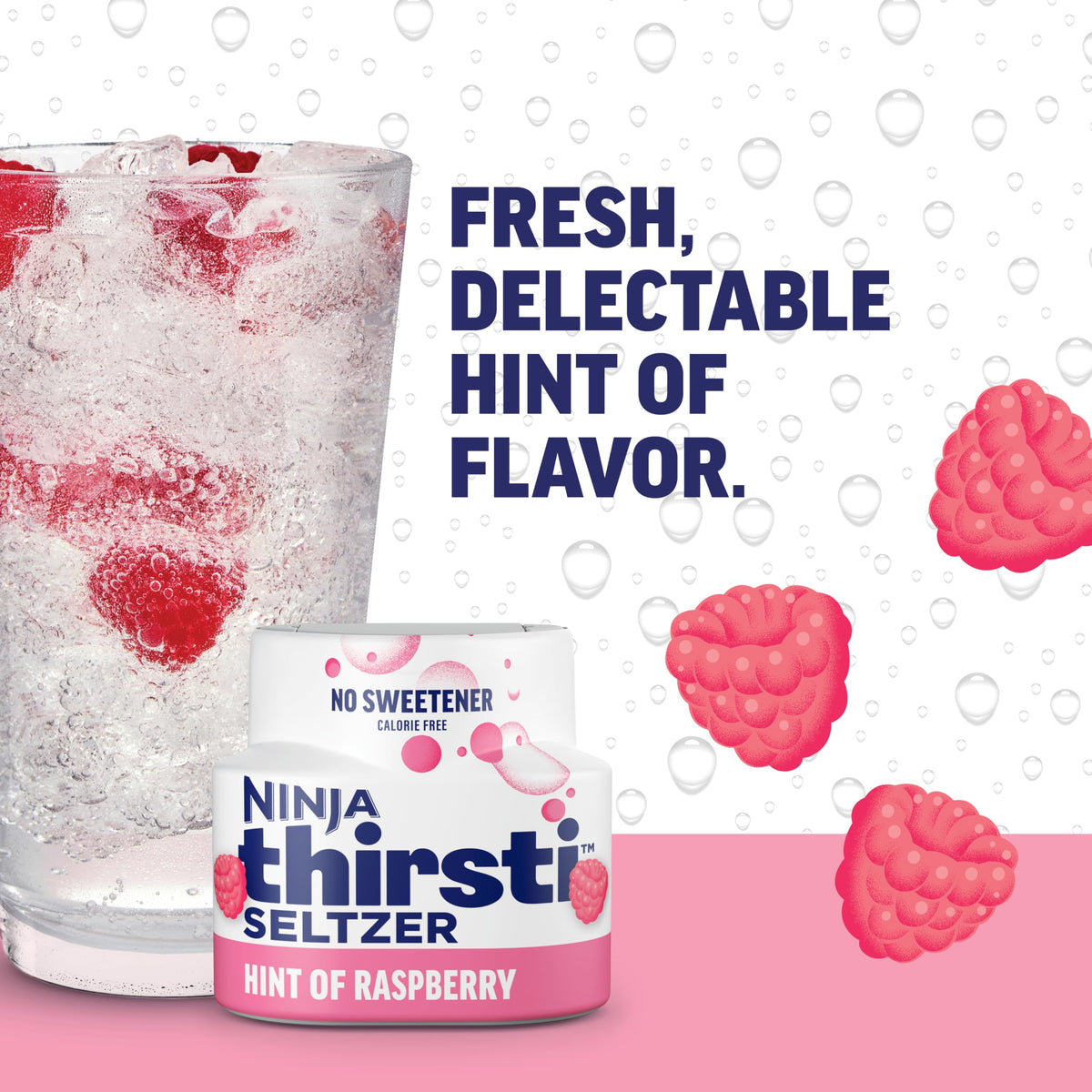 Ninja Thirsti Flavored Water Drops – Berry Lemon Variety Pack | Zero Calories, Zero Sugar, Makes 17-20 12oz Drinks | 3 Pack