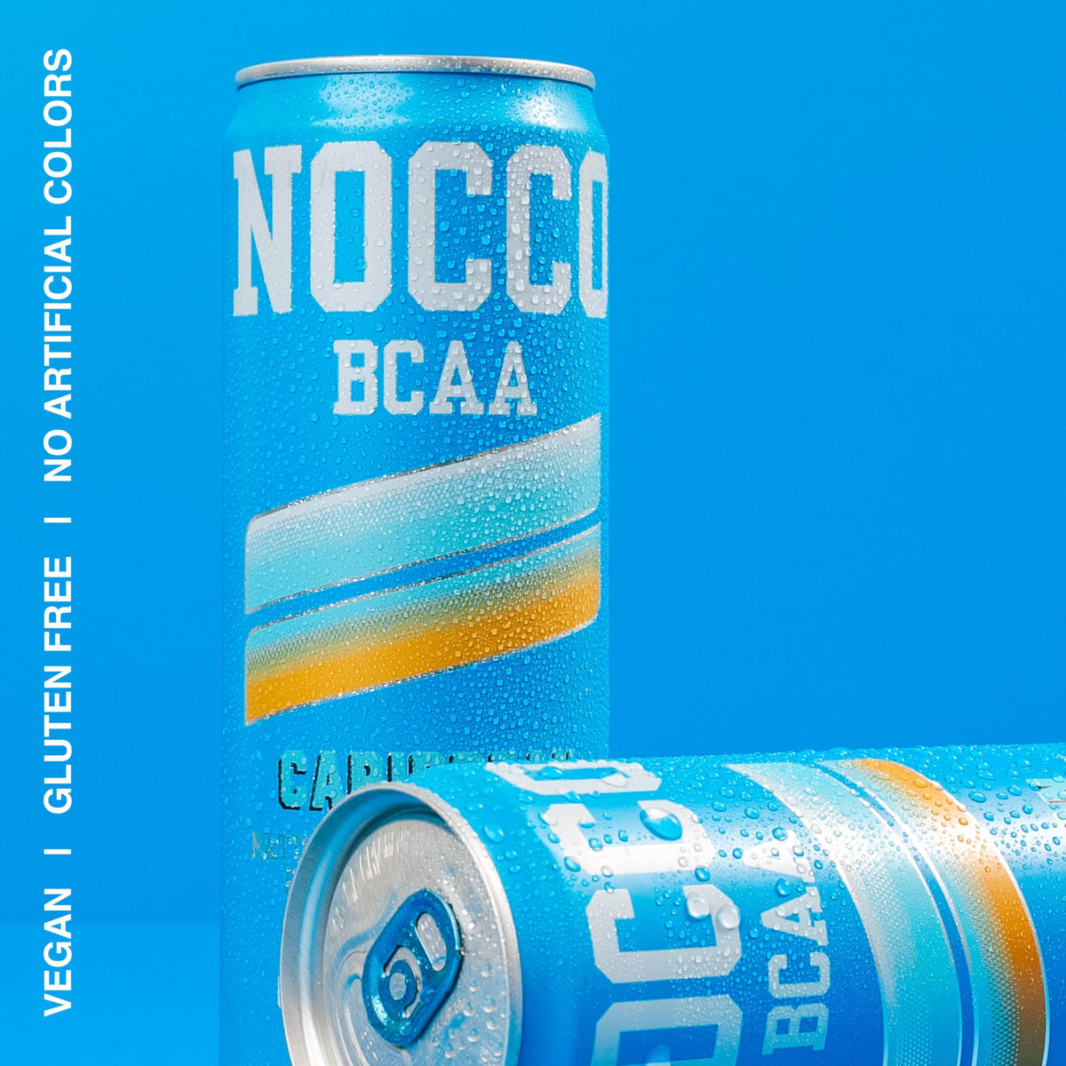 NOCCO Zero Sugar Caribbean Pineapple Energy Drink – 12 Pack, 180 mg Caffeine, BCAAs, Low Calorie
