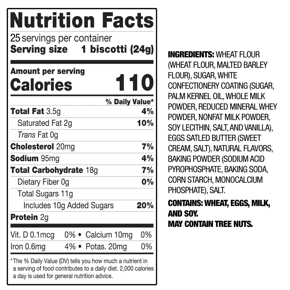 Nonni's Limone Lemon-Iced Biscotti Cookies – Individually Wrapped Italian Tea-Time Snack, 110 Cal Each, 21.5 oz Carton
