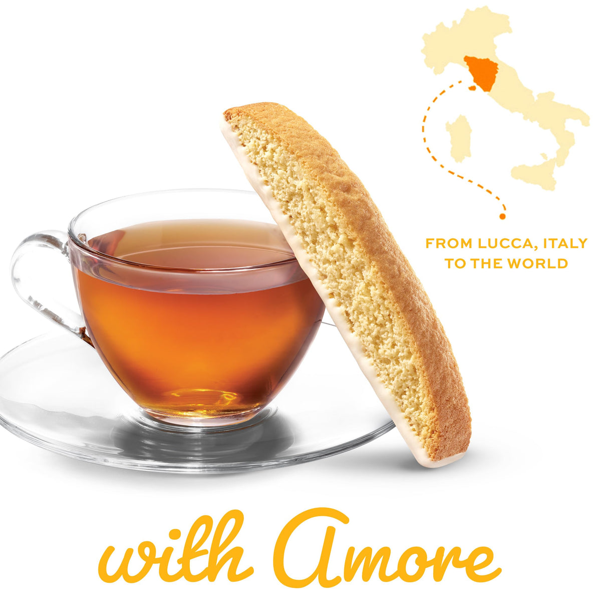 Nonni's Limone Lemon-Iced Biscotti Cookies – Individually Wrapped Italian Tea-Time Snack, 110 Cal Each, 21.5 oz Carton