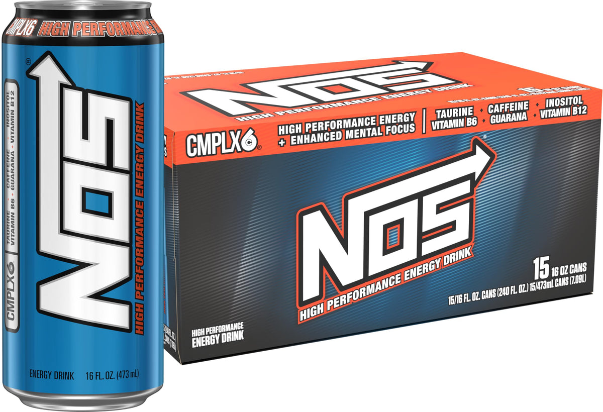 NOS Original High Performance Energy Drink — 16 fl oz