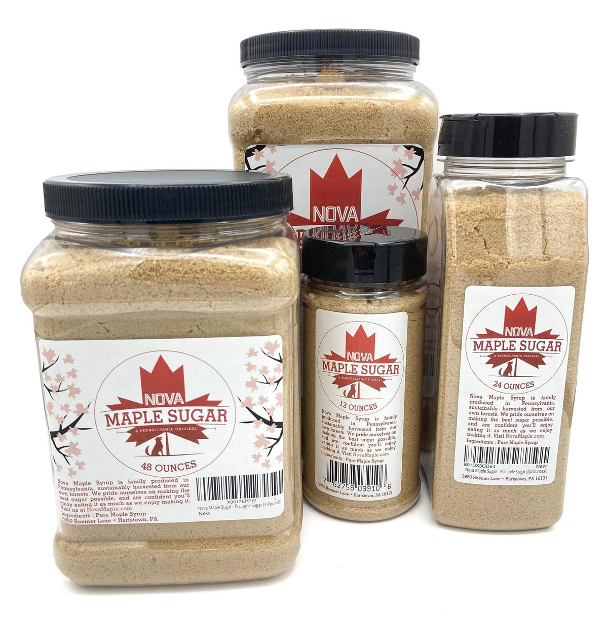 Nova Maple Sugar – Pure Grade-A Maple Sugar (6 lb)