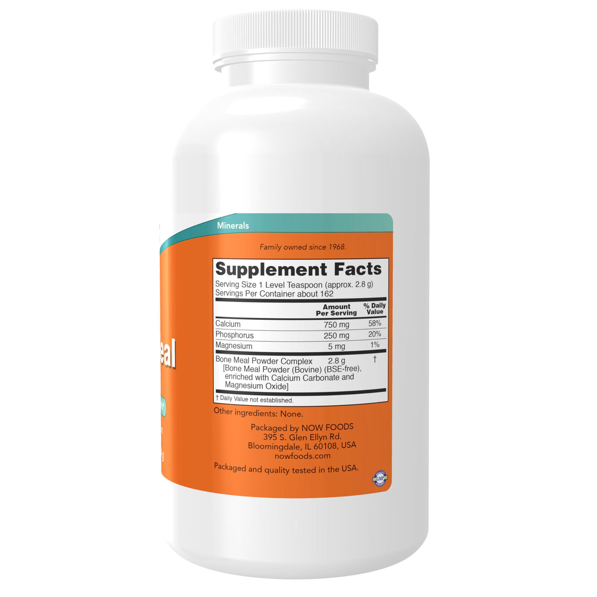 NOW Foods Bone Meal Powder 1-Pound (Pack of 2)