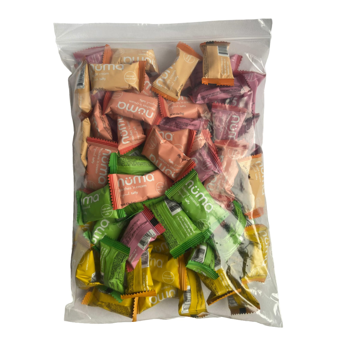 Numa Foods Nutritious Taffy Candy – 1.45 lb Bulk, High Protein, Low Sugar, All Natural