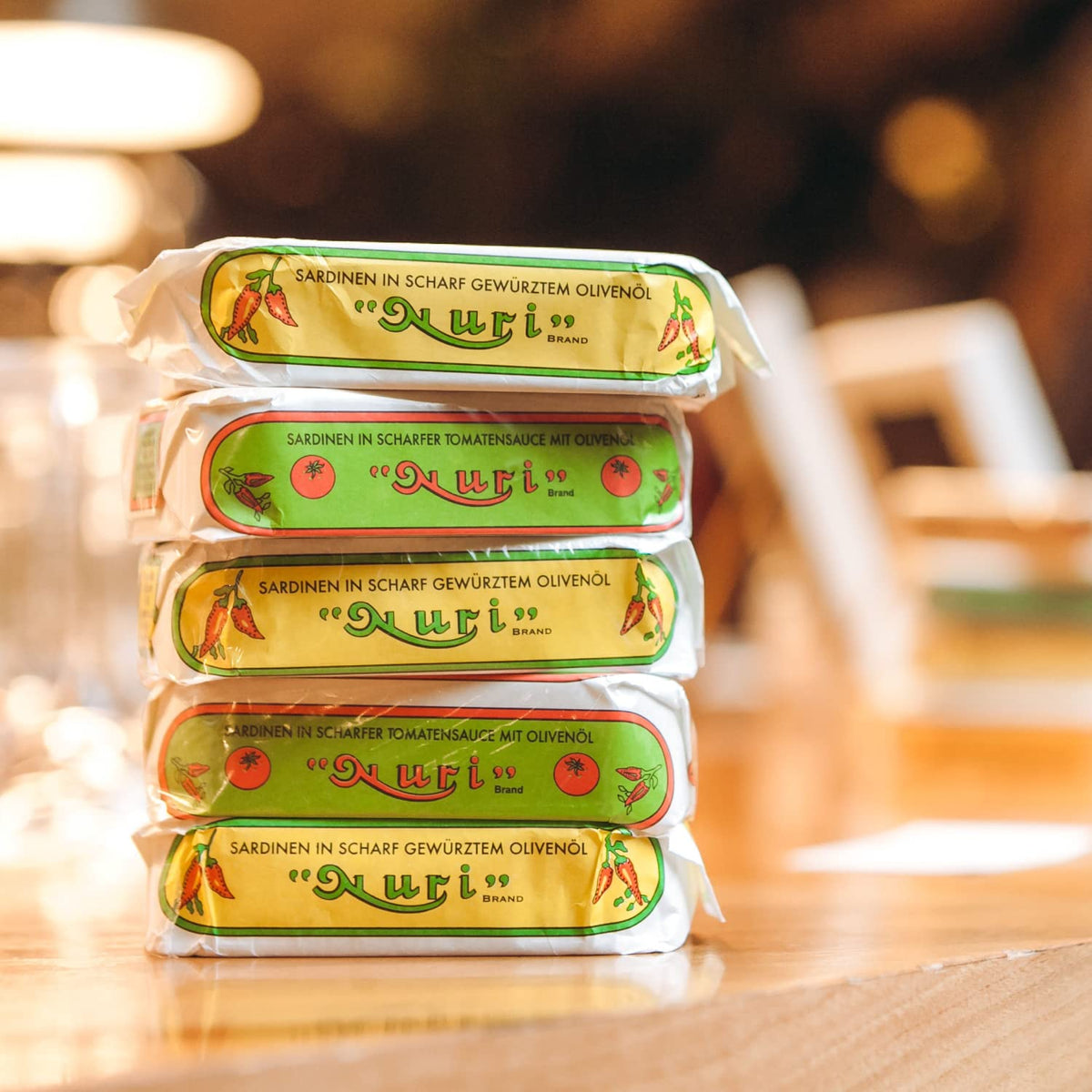 Nuri Portuguese Sardines in Tomato Sauce – 10 Pack (4.4 oz Cans)
