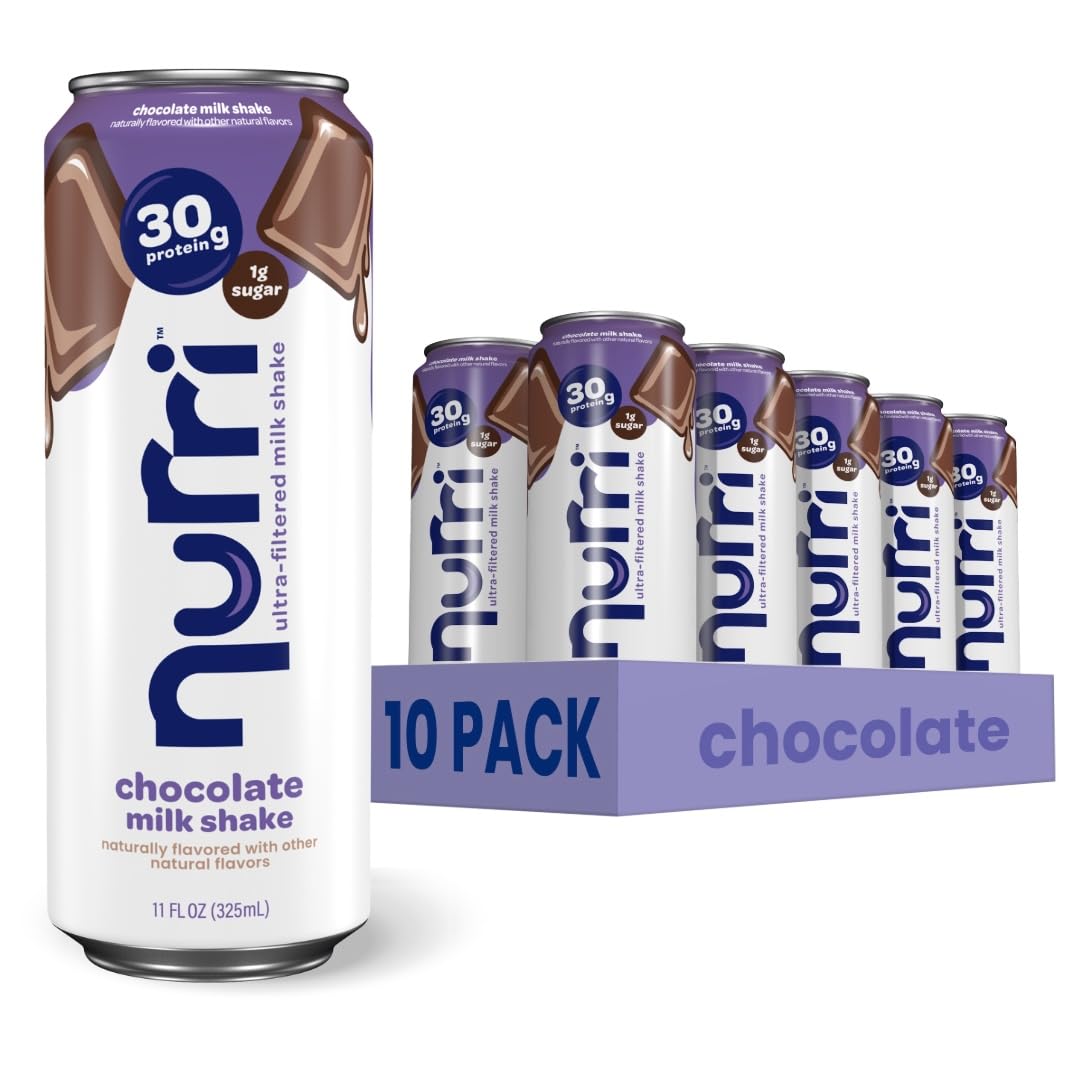 Nurri Chocolate Protein Shake — 30g Ultra-Filtered, Lactose-Free, 150 Calories, 11 fl oz Can