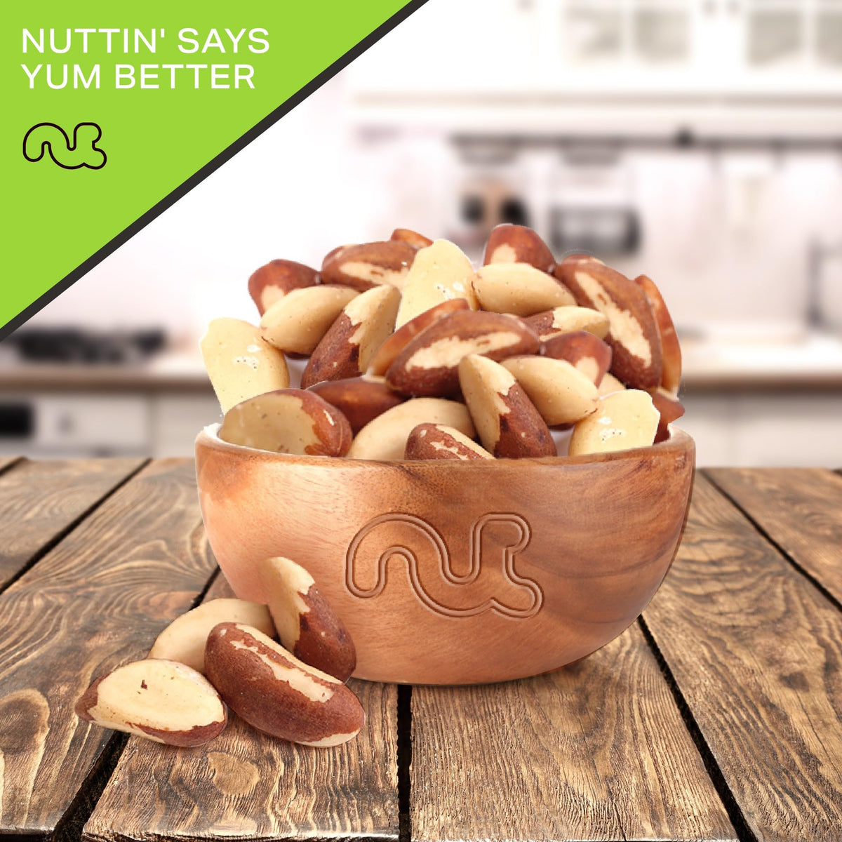 Nut Cravings Brazil Nuts – Roasted & Salted, No Shell, 16oz