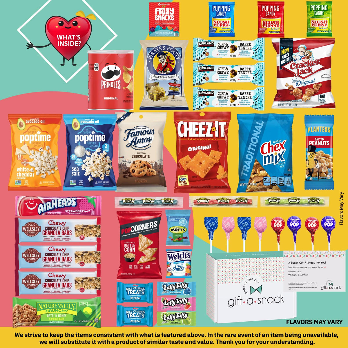 Nut Cravings Gift A Snack - Mothers Day Snack Box & Greeting Card (40 Count)