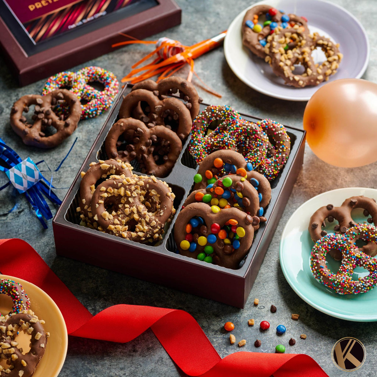 Nut Cravings KREMERY Creamy Chocolate Cravings – 12 Pretzels Gift Basket