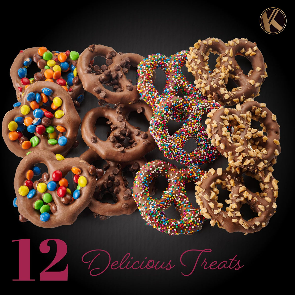 Nut Cravings KREMERY Creamy Chocolate Cravings – 12 Pretzels Gift Basket