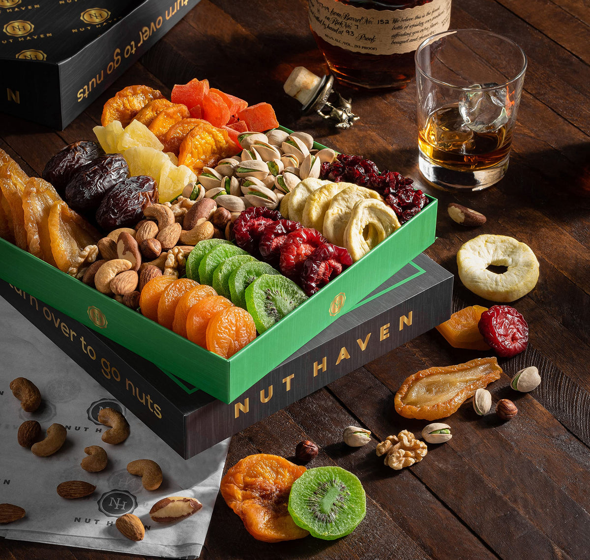 Nut Haven Mother's Day Dried Fruit & Nuts Gift Basket – Gourmet Gift Box