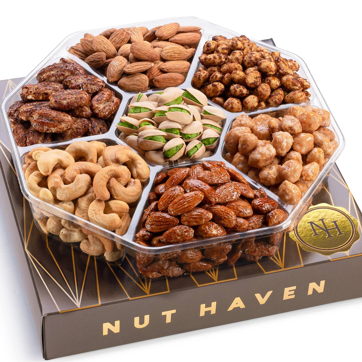 Nut Haven Mothers Day Nuts Gift Basket - Gourmet Mixed Nuts Gift Box
