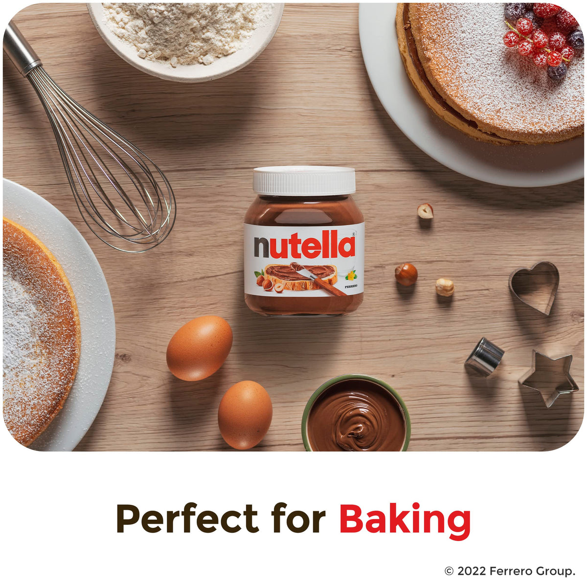 Nutella Hazelnut Spread with Cocoa – Bulk 12-Pack, 7.7 oz Jars
