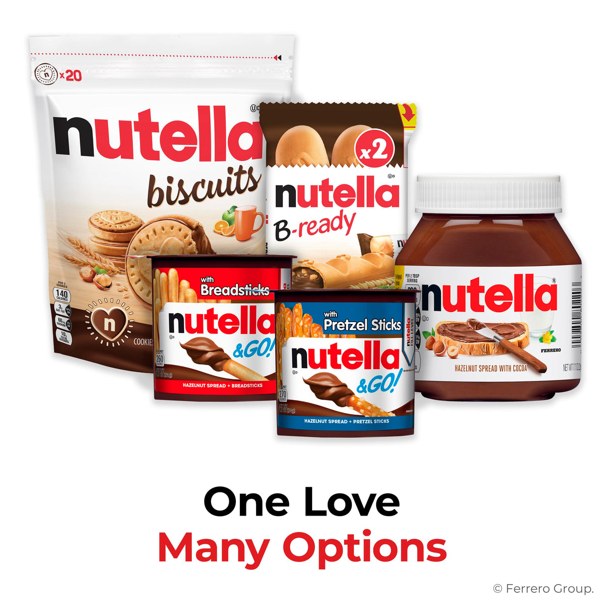 Nutella & GO! Chocolate Hazelnut Spread with Cocoa + Breadsticks – 24 Bulk Snack Packs