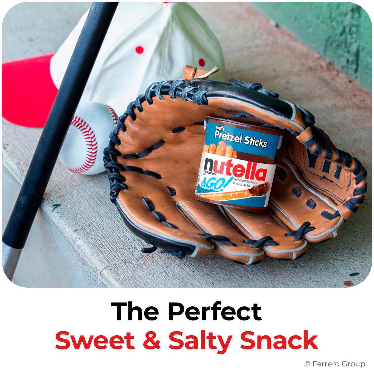 Nutella & GO! Chocolate Hazelnut Spread with Cocoa + Pretzel Sticks – 24 Snack Packs