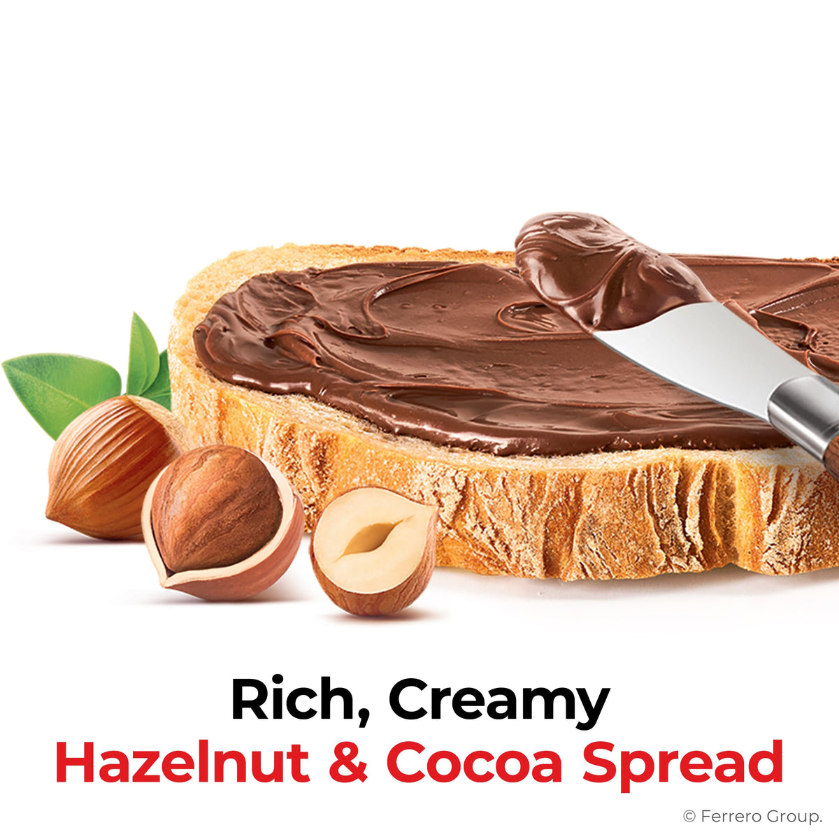 Nutella Hazelnut Spread with Cocoa – Creamy 0.52 oz Cups, 120-Pack Bulk