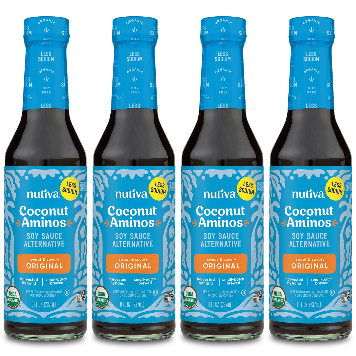 Nutiva Coconut Secret Coconut Aminos (4 Pack, 8 fl oz each)