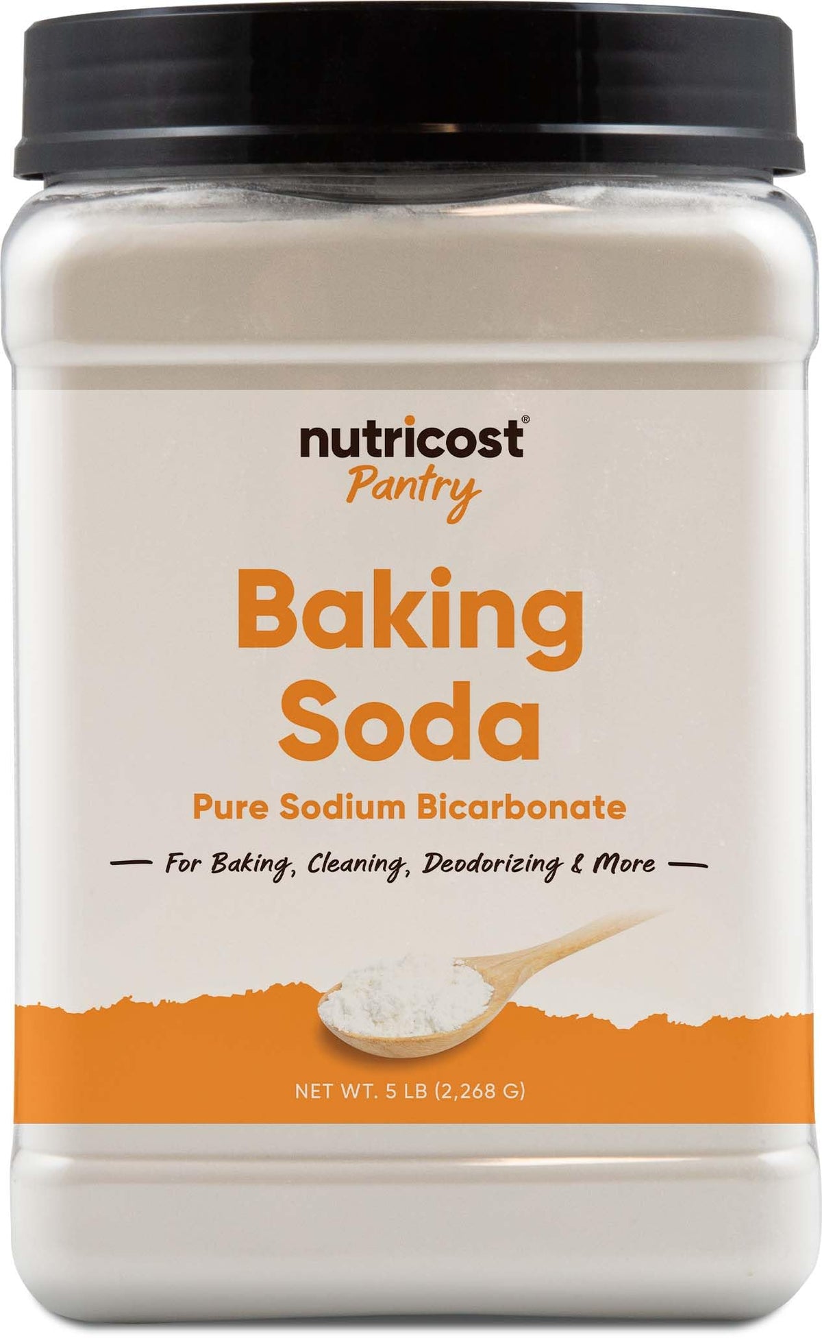 Nutricost Pantry Baking Soda – 5 LBS for Baking, Cleaning & Deodorizing