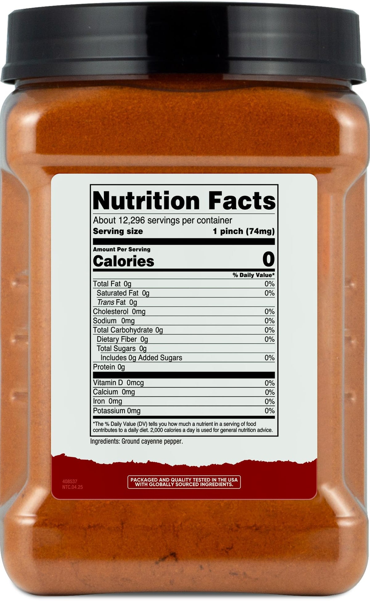 Nutricost Pantry Cayenne Pepper 60,000 HU - 2 lb Ground Red Pepper (Vegan, Gluten-Free, GMO-Free)