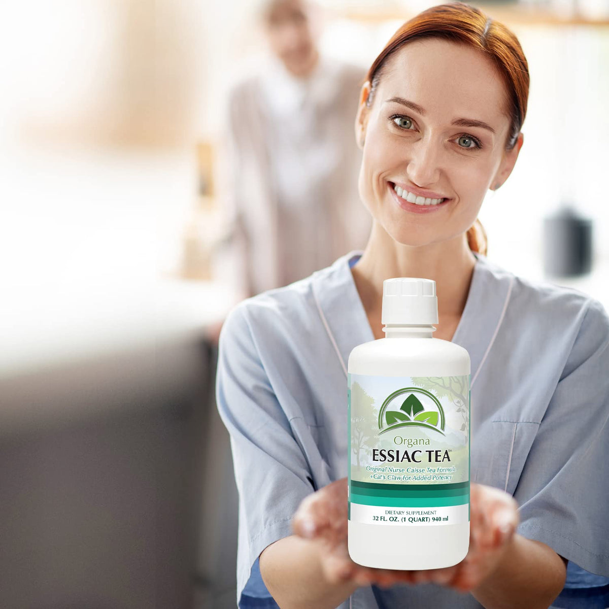 NutriNoche Organa Essiac Tea - Organic Liquid 4-Herb Essiac Blend (32 oz) | Ojibwa Herbal Detox