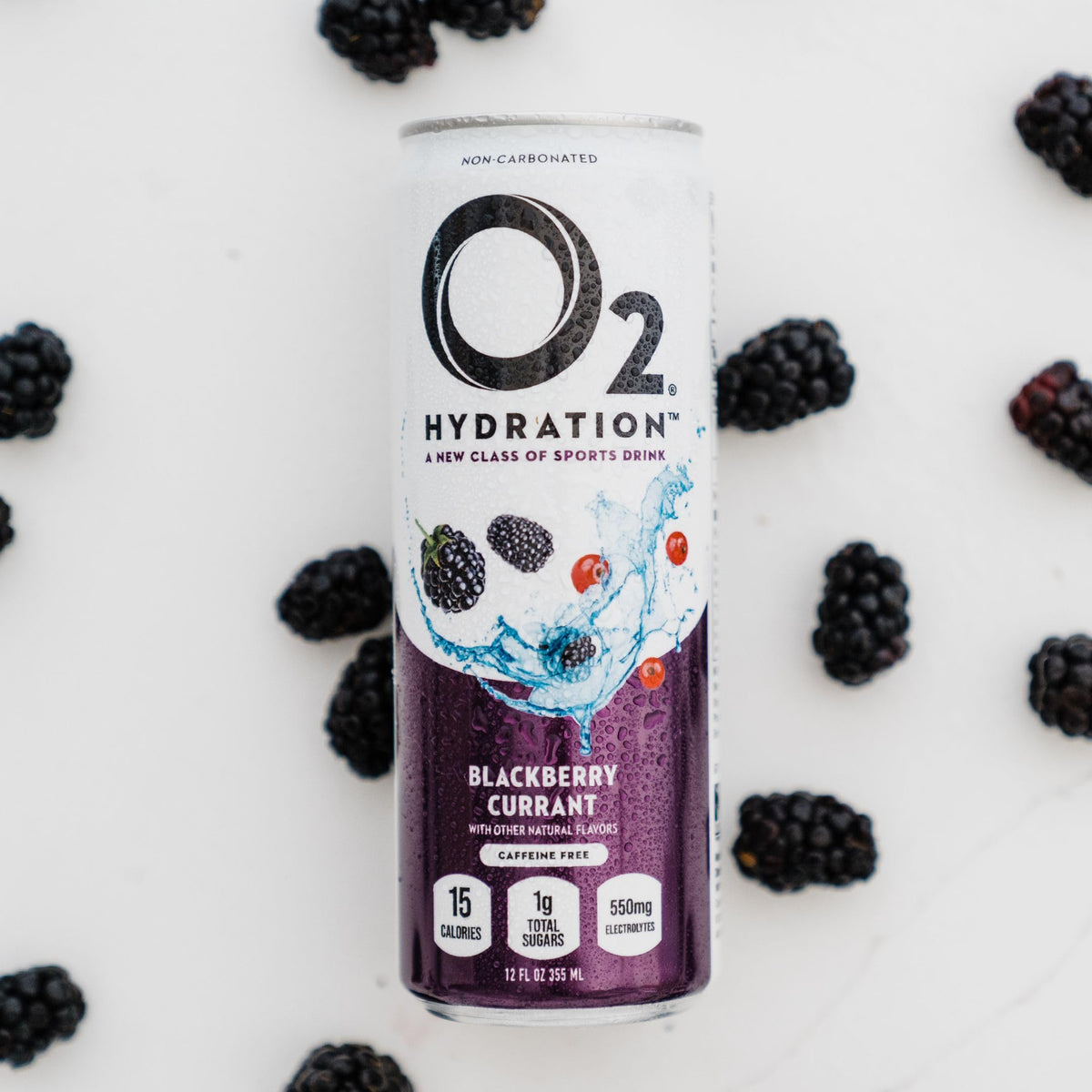 O2 Blackberry Currant Post Workout Recovery Drink | Powerful Electrolyte Hydration