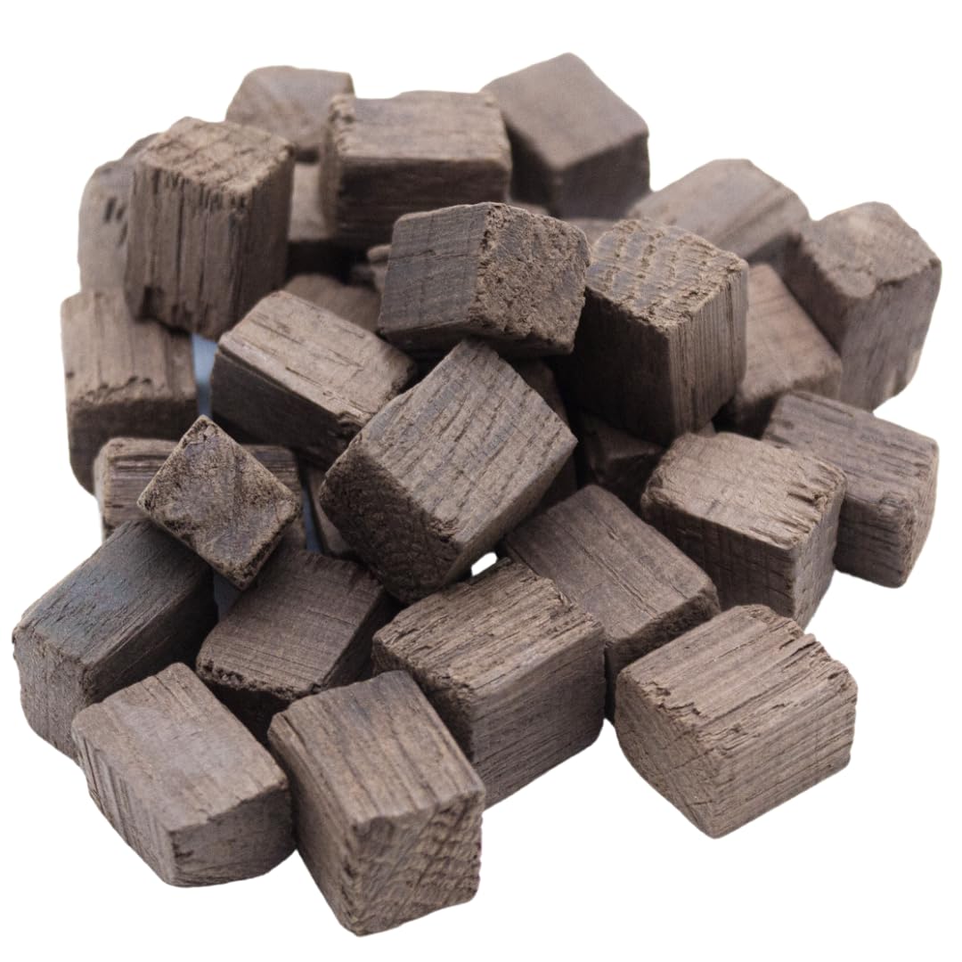 Oak Chips Inc. American Oak Cubes – Medium Plus Toast, 1 lb for Aging Wines, Spirits & Beer