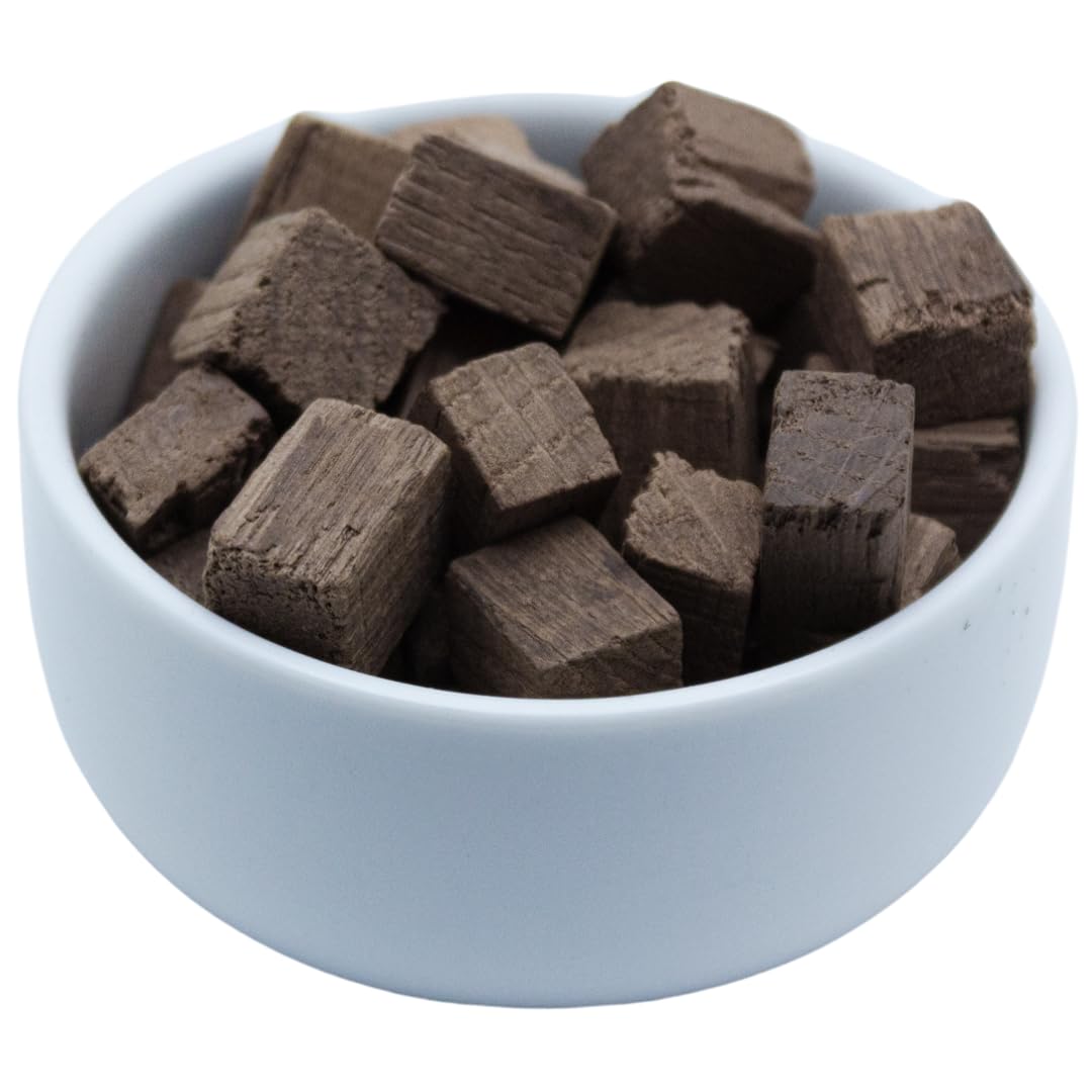 Oak Chips Inc. French Oak Cubes — Medium Toast, 1 lb for Aging Wines & Spirits