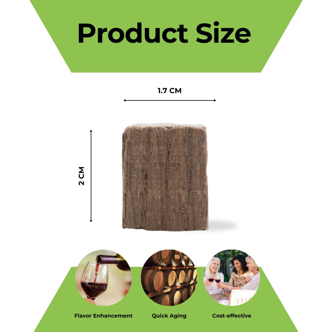Oak Chips Inc. French Oak Cubes — Medium Toast, 1 lb for Aging Wines & Spirits