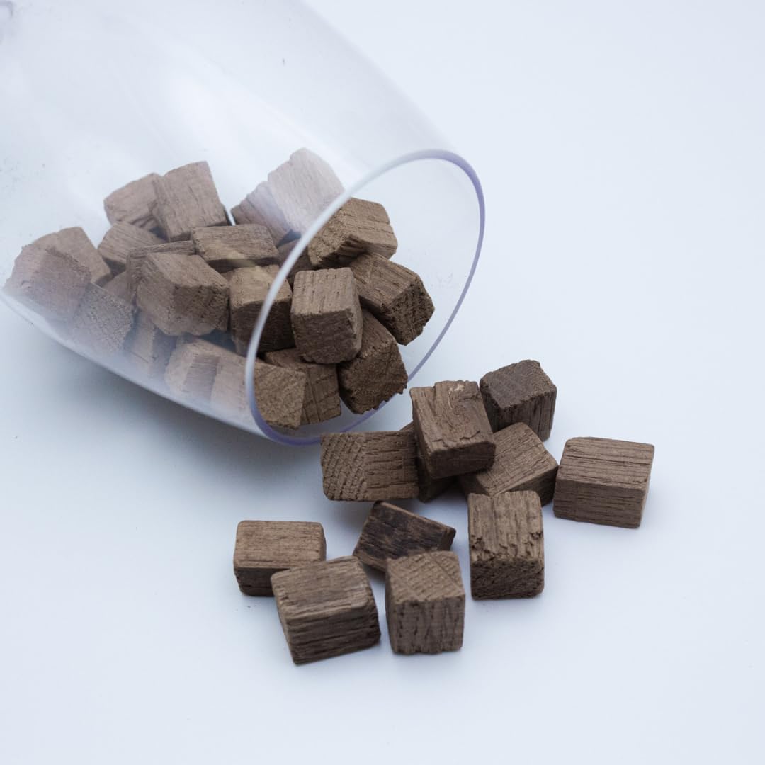 Oak Chips Inc. French Oak Cubes — Medium Toast, 1 lb for Aging Wines & Spirits