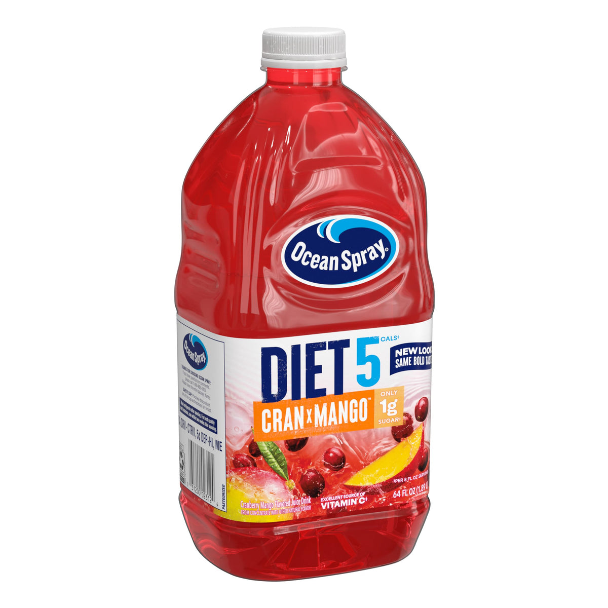 Ocean Spray Diet Cran-Mango Cranberry Mango Juice Drink – 64 oz Bottle (Pack of 8)