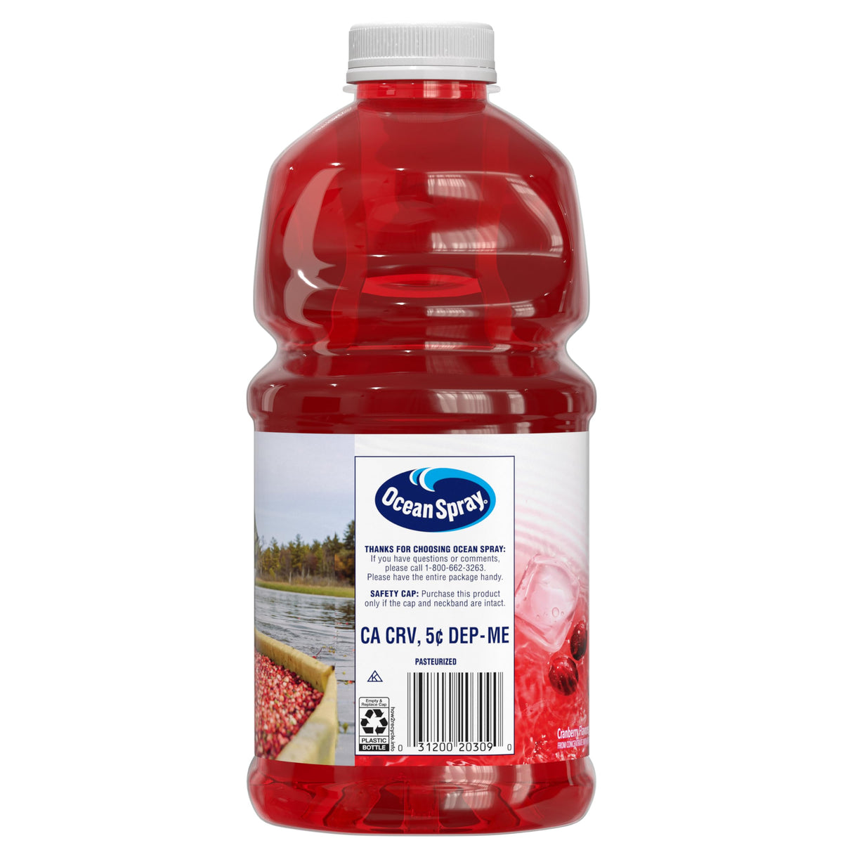 Ocean Spray Diet Cranberry Juice Drink - 101.4 fl oz Bottle (Pack of 6) | Low-Calorie Cranberry Beverage