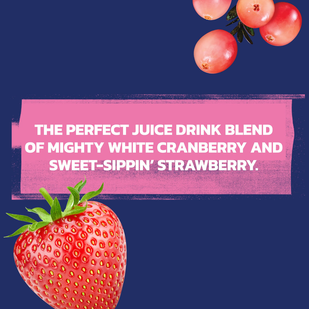 Ocean Spray White Cran-Strawberry Juice Drink – 16 fl oz Can (12 Pack) | No HFCS, Vitamin C