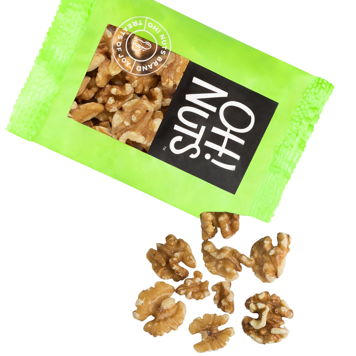 Oh! Nuts Walnuts Raw – 12 On-the-Go 1.5 oz Snack Pouches (Kosher Certified)