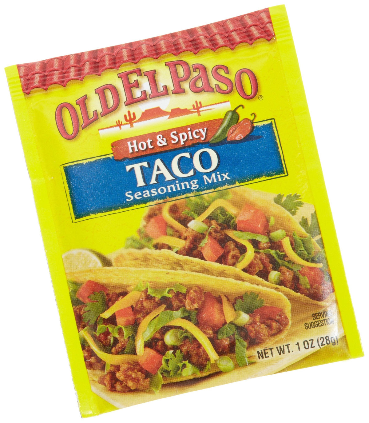 Old El Paso Hot & Spicy Taco Seasoning Pack - 32 x 1 oz