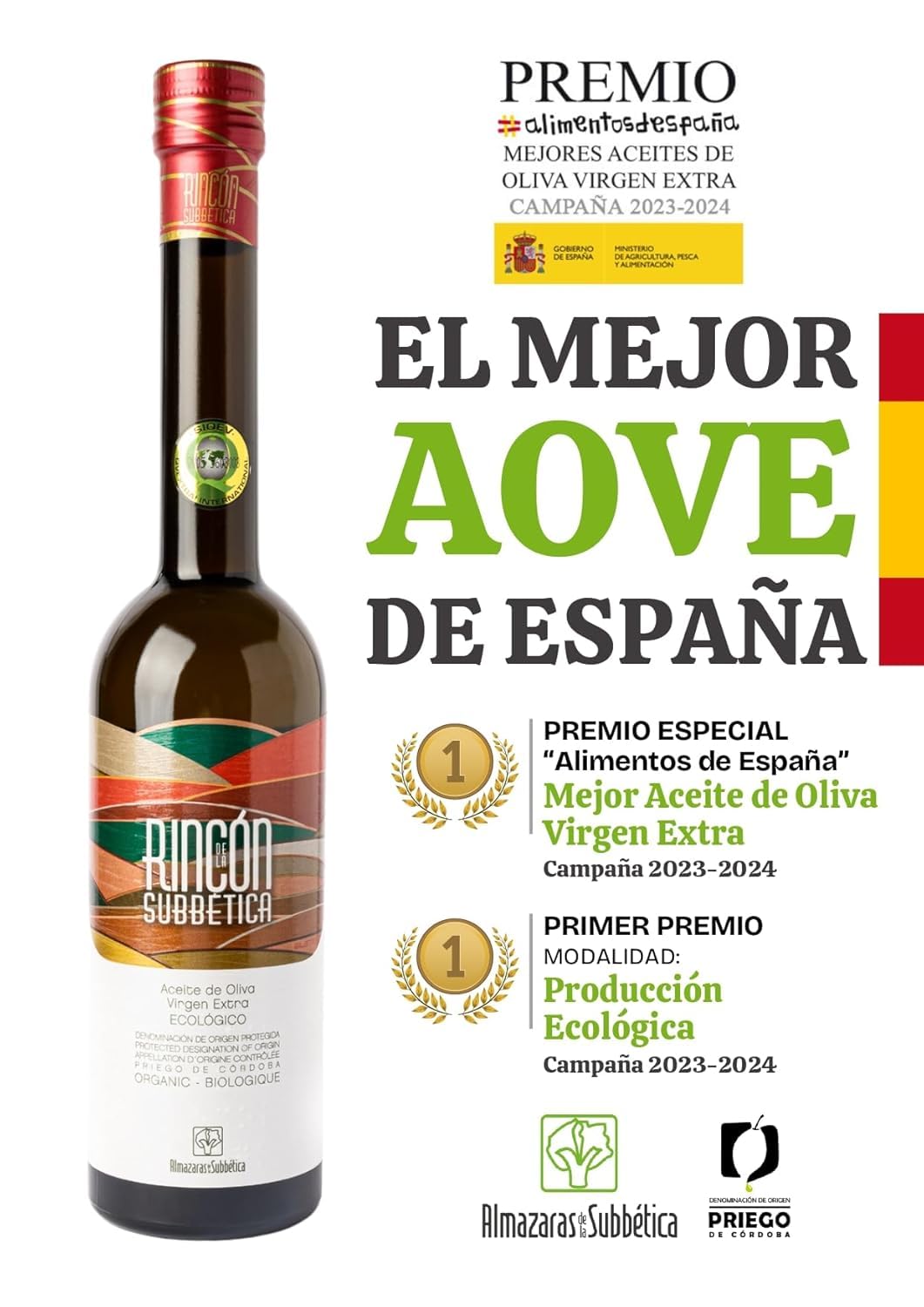 Olivaoliva Rincon de la Subbetica Hojiblanca Organic EVOO – New Harvest Nov 2025