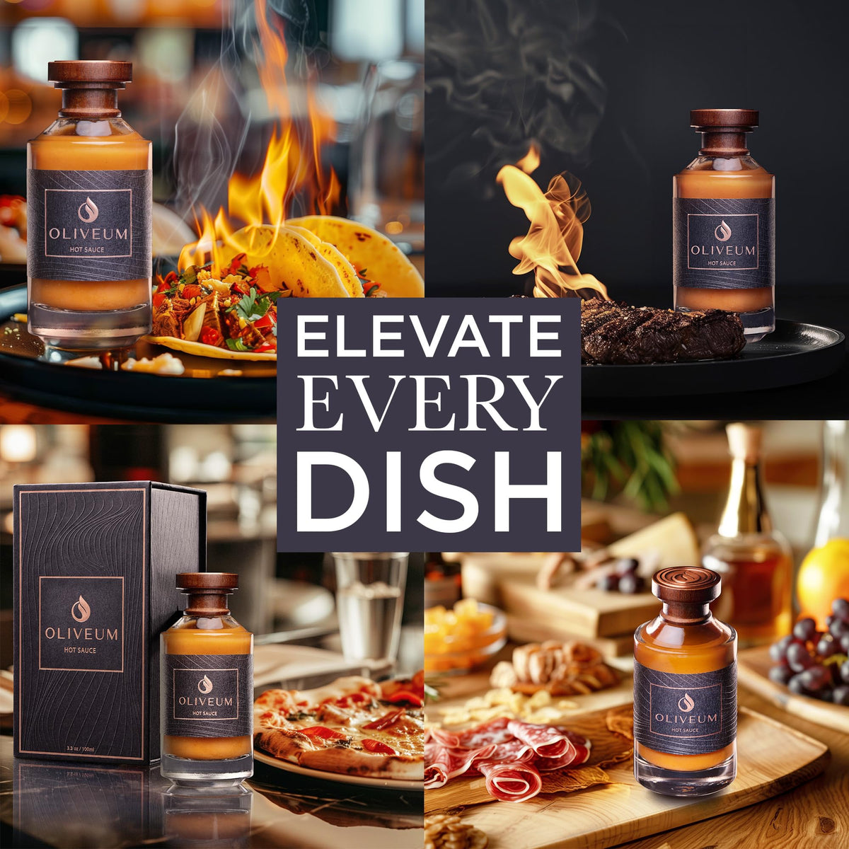 Oliveum Hot Sauce – Gourmet Organic Habanero, Medium Spice | Handcrafted Small-Batch Luxury