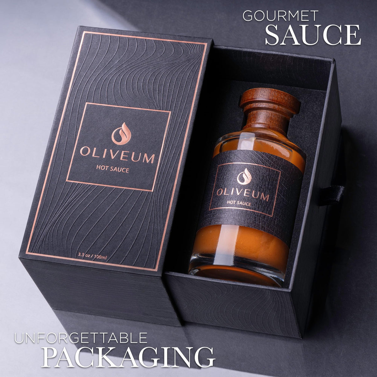 Oliveum Hot Sauce – Gourmet Organic Habanero, Medium Spice | Handcrafted Small-Batch Luxury