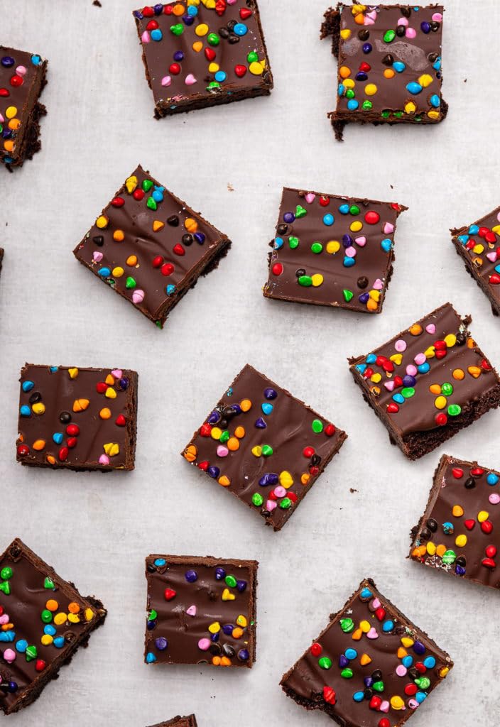 OMCookie Birthday Party Large Brownies Gift Box – Nut Free, Kosher Pareve, Individually Wrapped