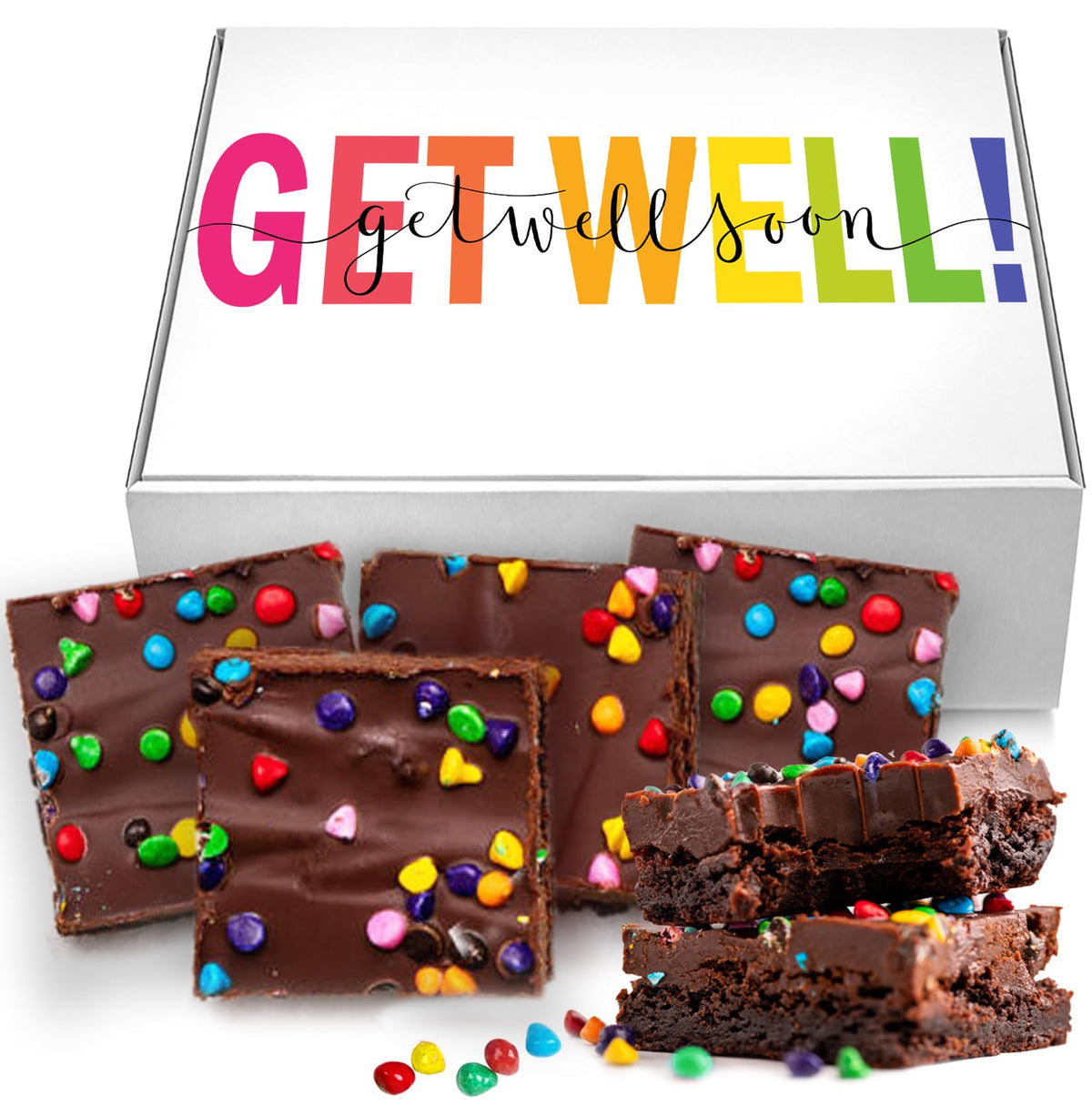 OMCookie Get Well Soon Gift Basket – Nut Free Brownies & Cookies
