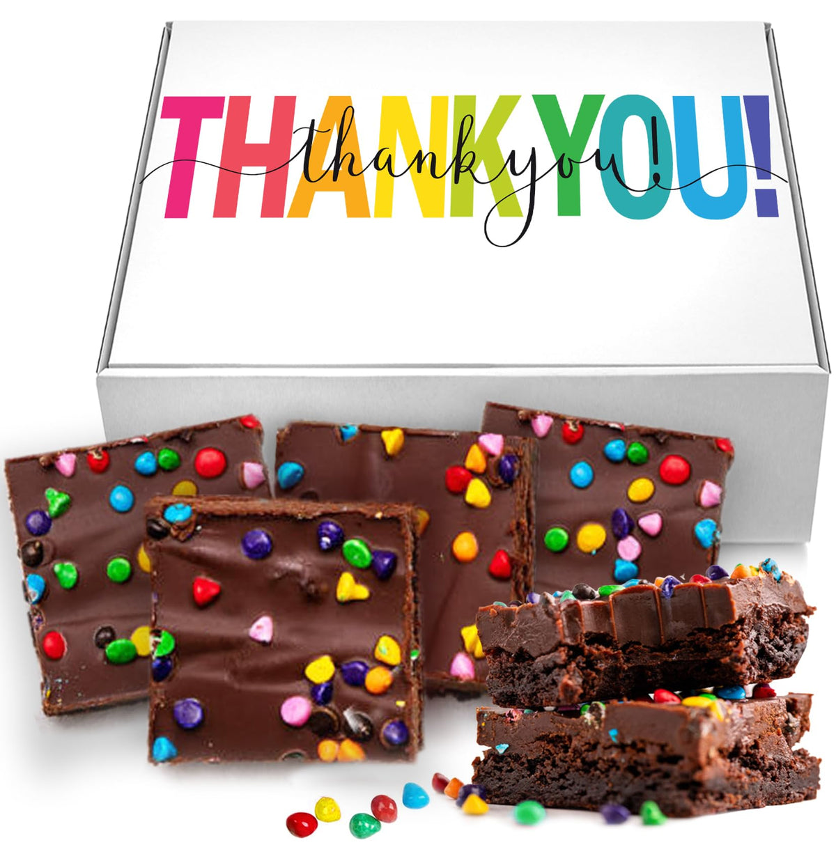 OMCookie Thank You Gift Basket – Nut Free Brownies & Cookies for Appreciation