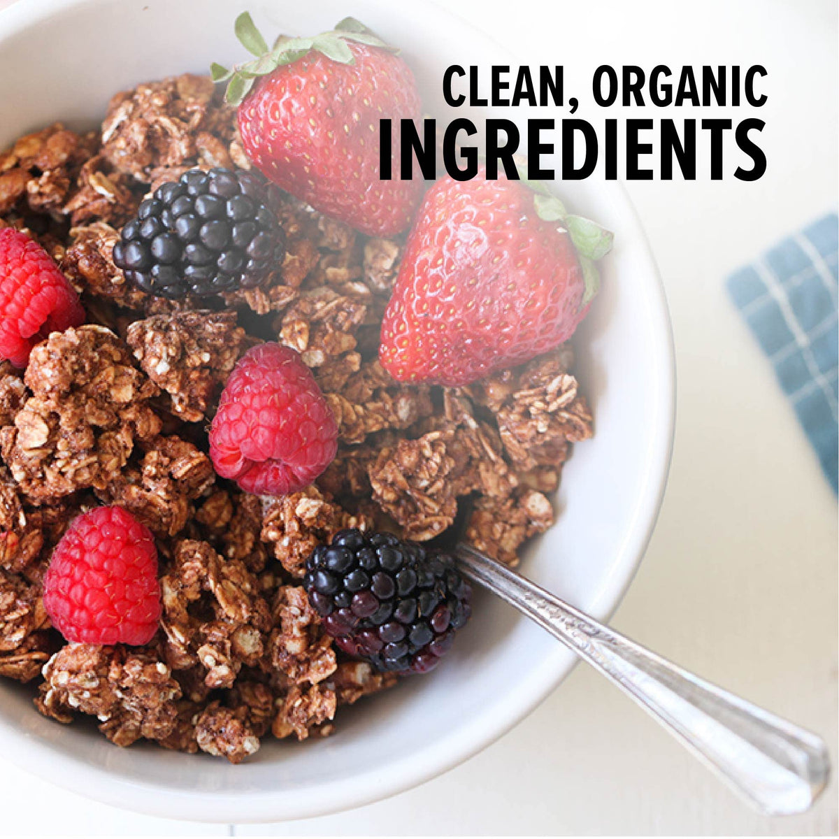 One Degree Organic Foods Sprouted Oat Quinoa Cacao Granola – Gluten Free, Vegan, USDA Organic (11 oz. 6 pack)