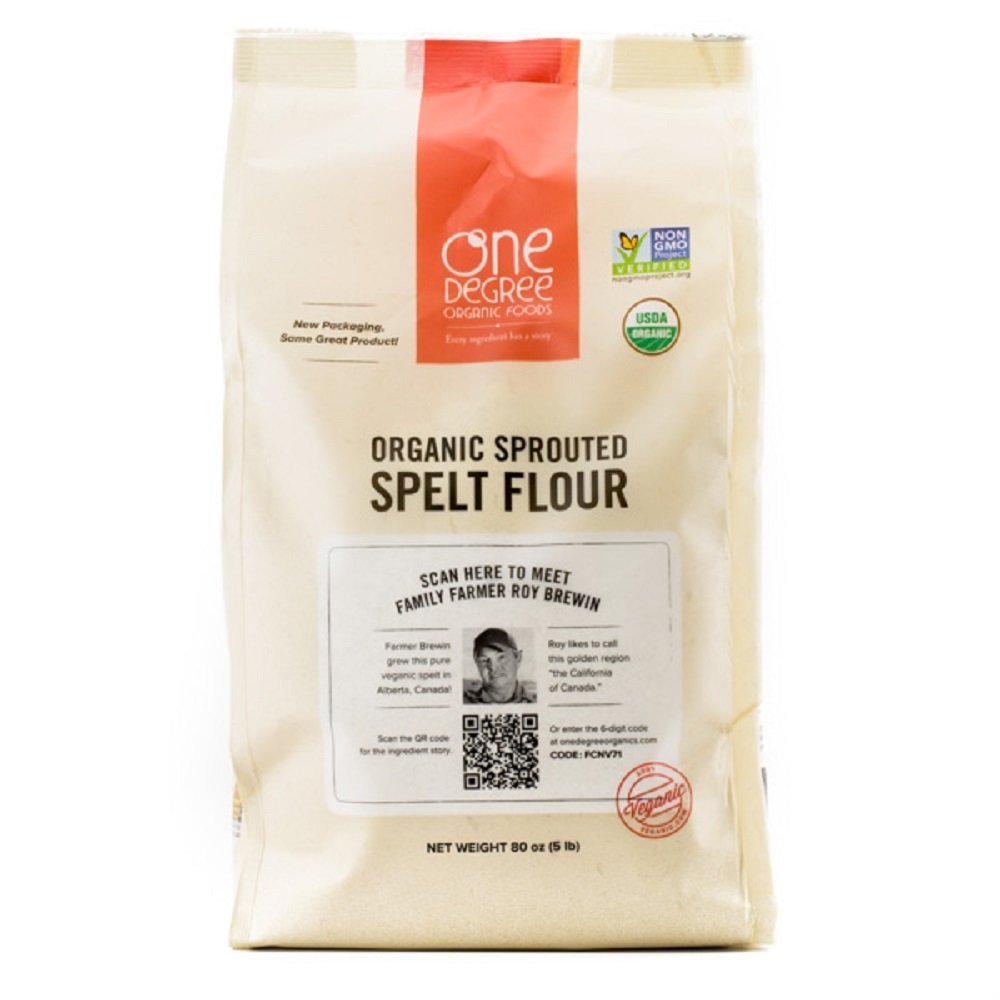 One Degree Organic Foods Organic Sprouted Spelt Flour – 80 oz