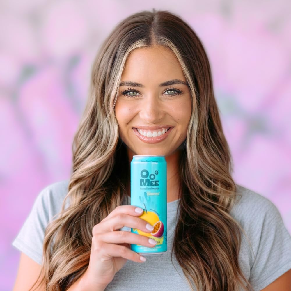 OoMee Fruity Matcha Drink Variety Pack – Berry, Lemon Mint & Passionfruit-Yuzu