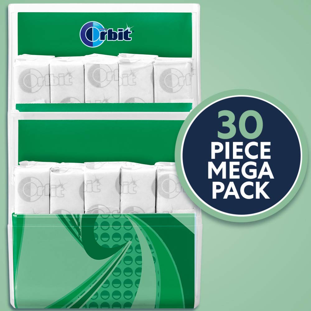 Orbit Spearmint Sugar Free Gum – Mega Pack (180 Pieces) ADA Accepted