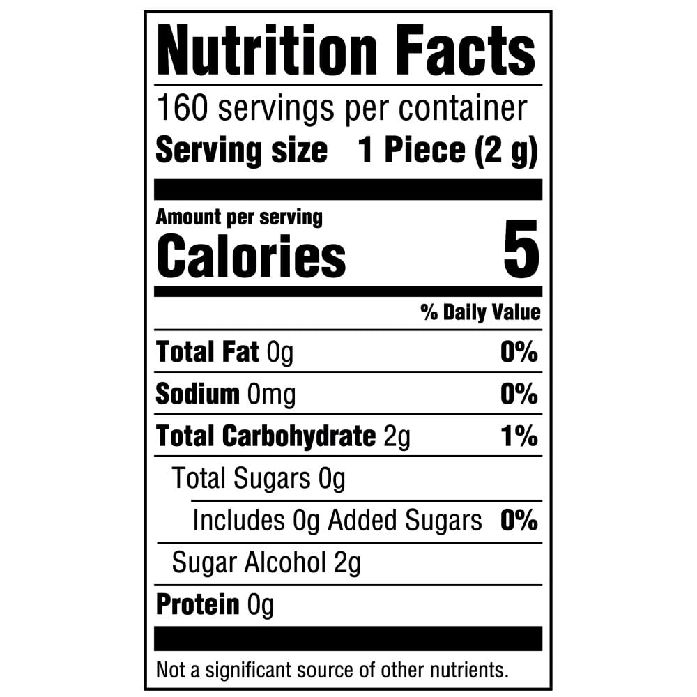 ORBIT White Peppermint Sugarfree Gum Bulk Pack – 4 x 40-Piece Bottles