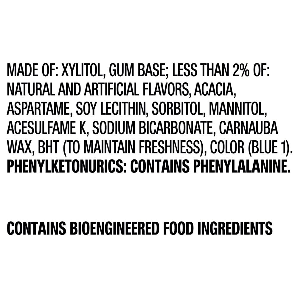 ORBIT White Peppermint Sugarfree Gum Bulk Pack – 4 x 40-Piece Bottles