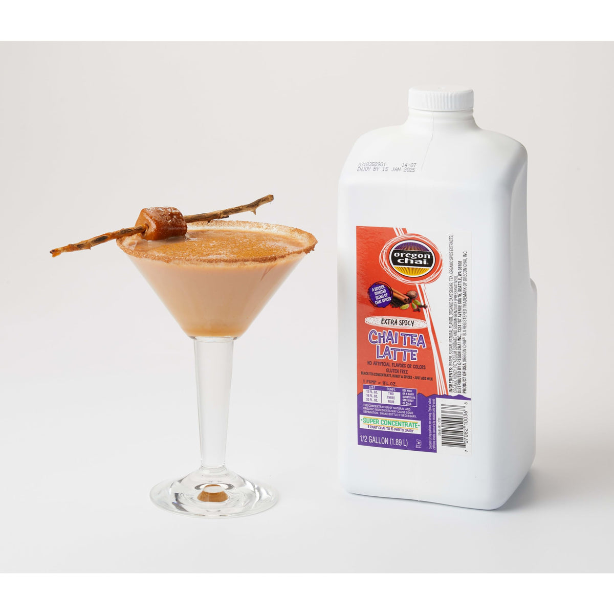Oregon Chai Extra Spicy Super Concentrate – 64 oz Chai Latte