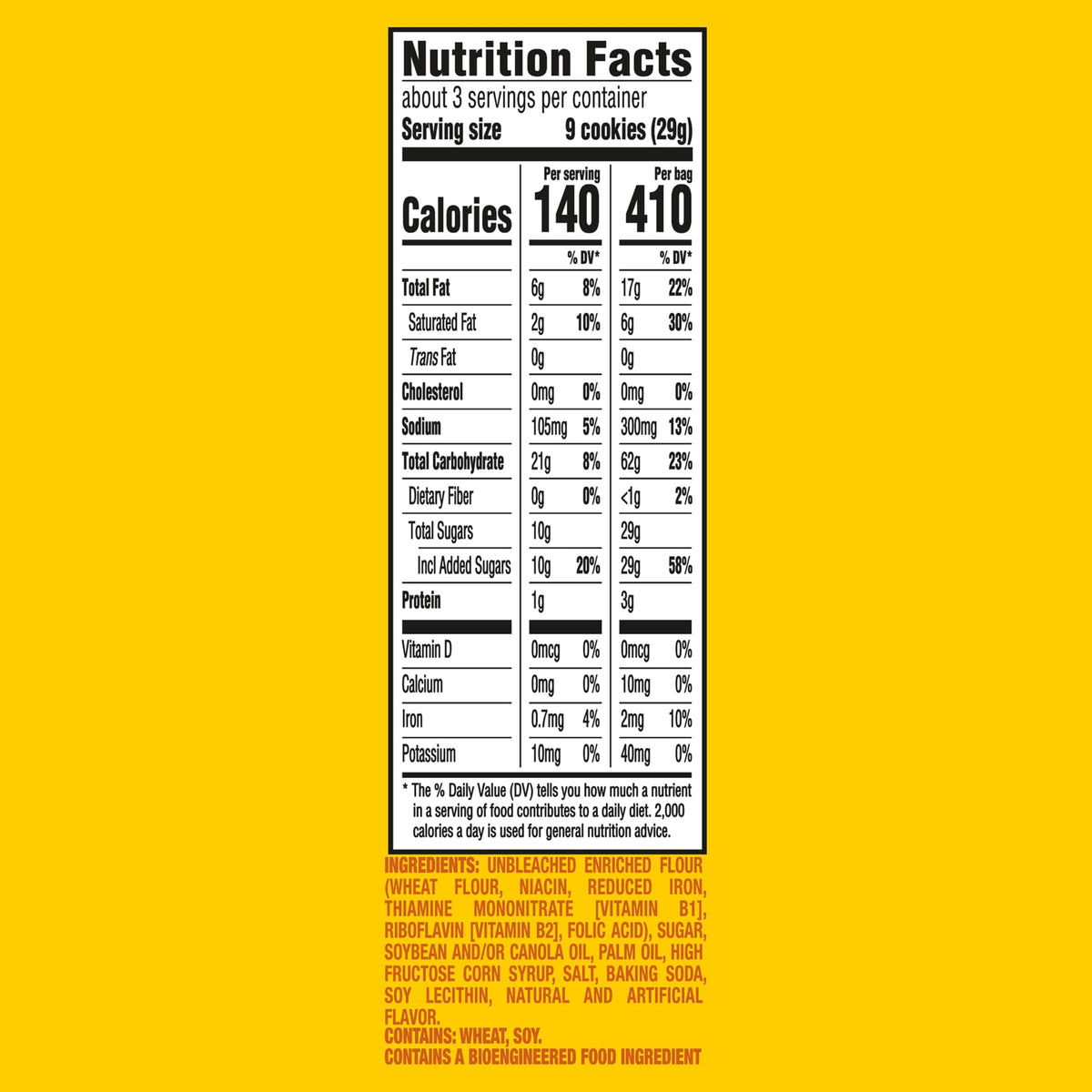OREO Minis Golden Sandwich Cookies - 12 Pack, 3 oz Bags