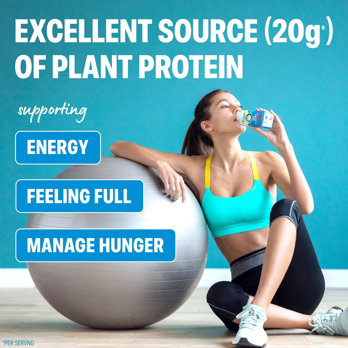 Orgain Vegan Protein Shake, Creamy Chocolate — 20g Plant Protein, 0g Sugar, Ready to Drink (11 oz, Pack of 12)