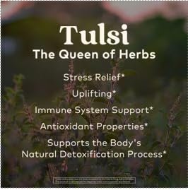 Organic India Tulsi Sleep Tea – Caffeine-Free Bedtime Herbal (18 Bags, 3 Pack)